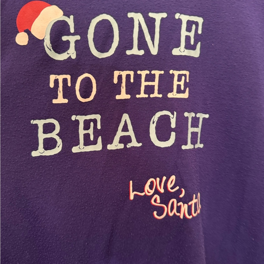 Women’s Purple XL Christmas Long Sleeve Shirt